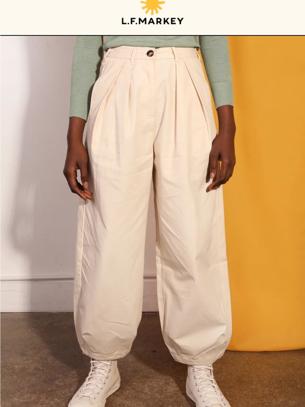 LF Markey Jenkin Trousers in Ecru